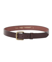 TORY LEATHER（トリーレザー）の「【RES】【TORY LEATHER】PLAIN BELTS WITH SQUARE TYPE BUCKLE IN BRASS OR NICKEL（ベルト）」