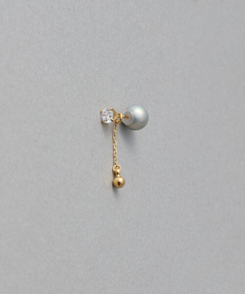 eteパール/ビジュー ピアス オーナメントピアス] パール/ビジュー（ピアス（片耳用））｜ete（エテ