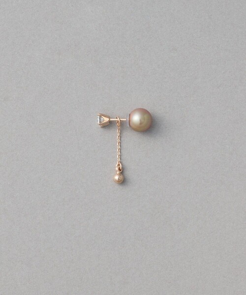 ete（エテ）の「[オーナメントピアス] パール/ビジュー（ピアス（片耳用）・レディース・ピンクゴールド/イエローゴールド・FREE）」の9枚目の写真