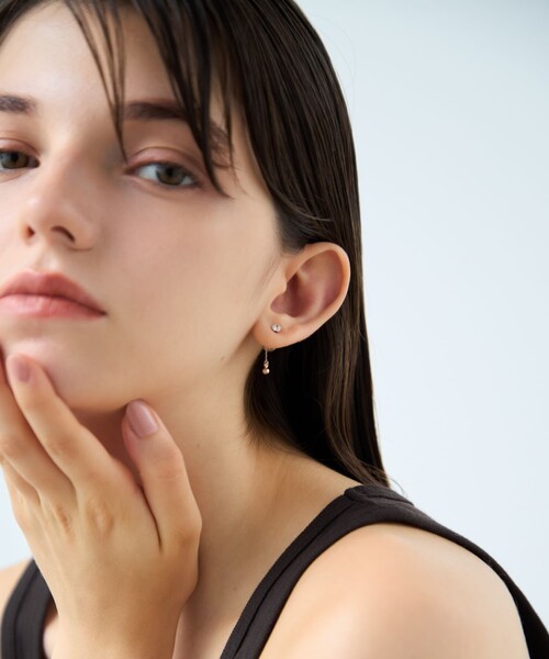 オーナメントピアス] パール/ビジュー（ピアス（片耳用））｜ete（エテ