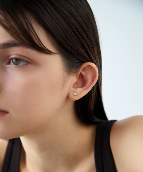 ete（エテ）の「[オーナメントピアス] パール/ビジュー（ピアス（片耳用）・レディース・ピンクゴールド/イエローゴールド・FREE）」の12枚目の写真