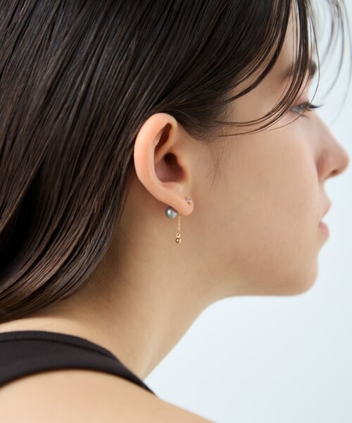 オーナメントピアス] パール/ビジュー（ピアス（片耳用））｜ete（エテ