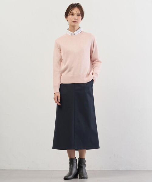 J.PRESS(ジェイプレス)の「BEZコットンナイロン ストライプ シャツカラー ブラウス(シャツ/ブラウス・レディース・サックスブルー系1/ピンク系1/ホワイト系/イエロー系1・T15/T13)」の13枚目の写真