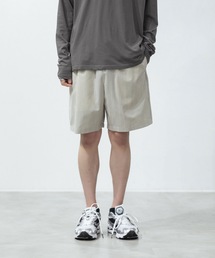 ATTACHMENT | WO/PE ストライプ イージーショーツ / WO/PE STRIPE EASY SHORTS(デニムパンツ)