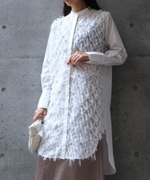 CIEL'AIR | JACQUARD SHIRT(ジャガードシャツ)(シャツ/ブラウス)