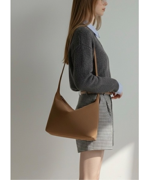 SALTMINT（ソルトミント）の「スエードタッチワンショルダーバッグ（ショルダーバッグ・レディース・ダークブラウン/ブラウン・FREE）」の4枚目の写真