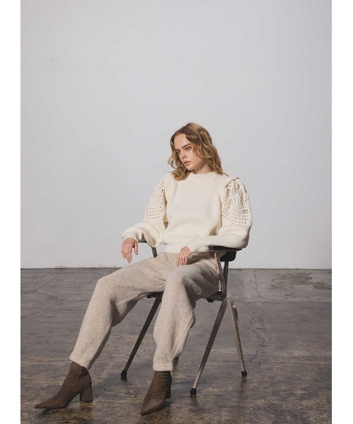 セール】ニットバレルレッグパンツ（その他パンツ）｜COEL（コエル）の