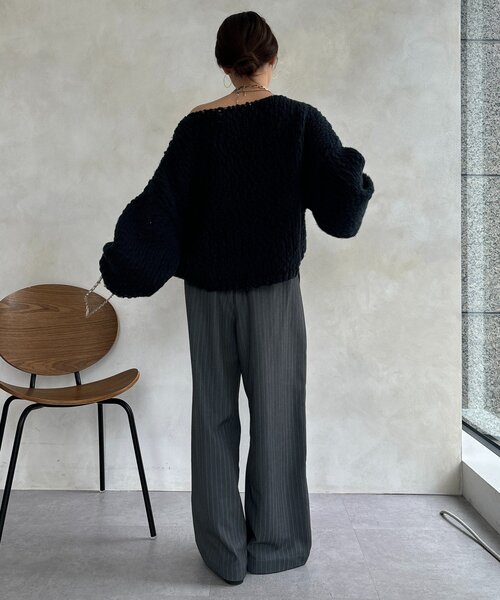 DouDou(ドゥドゥ)の「裏起毛ボンディングパンツ(その他パンツ・レディース・ブラック/モカ/グレー・36/38)」の17枚目の写真