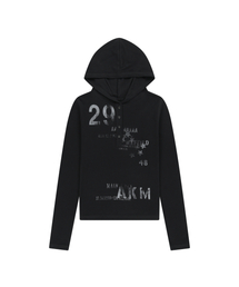 Numbering Hooded Long Sleeve (Black)