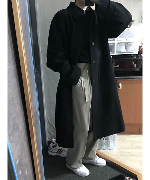 MUSINSA STANDARD（ムシンサスタンダード）の「ベーシックオックスフォードシャツ[ネイビー]（シャツ/ブラウス・メンズ・その他・XX-LARGE/XXX-LARGE/SMALL/MEDIUM/LARGE/X-LARGE）」の4枚目の写真