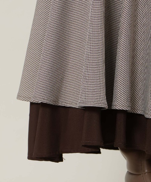 WILLSELECTION（ウィルセレクション）の「アシンメトリーレイヤードヘムスカート（スカート・レディース・ピンク/ブラウン系その他/ブラック系その他・FREE）」の17枚目の写真