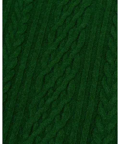 MOAA（モア）の「Classic Cable Knit Top (GREEN)（ニット/セーター・レディース・その他・SMALL/MEDIUM）」の4枚目の写真