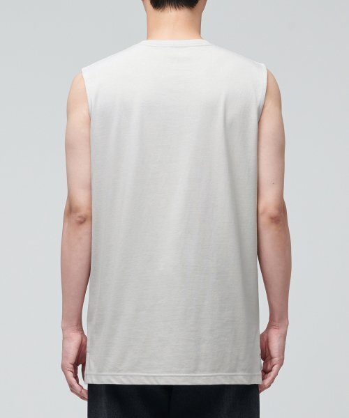 MUSINSA STANDARD（ムシンサスタンダード）の「レイヤードスリーブレストップ_通常丈 [マッシュルーム]（Tシャツ/カットソー・メンズ・その他・LARGE/SMALL/MEDIUM）」の7枚目の写真