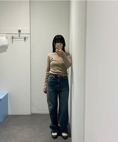 Rest&Recreation(レストアンドレクリエーション)の「WASHED DENIM PANTS_BLUE(デニムパンツ・レディース・その他・SMALL/MEDIUM)」の4枚目の写真