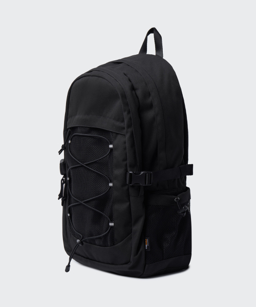 MUSINSA STANDARD（ムシンサスタンダード）の「コーデュラメッシュストリングバックパック[ブラック]（バックパック/リュック・レディース・その他・FREE）」の2枚目の写真