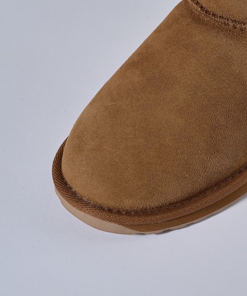 EMU Australia(エミューオーストラリア)の「【EMU Australia】Double-Face Sheep-Skin Boots W10937(ブーツ・レディース・ベージュ/ブラック・22cm/23cm/24cm/25/26cm)」の13枚目の写真