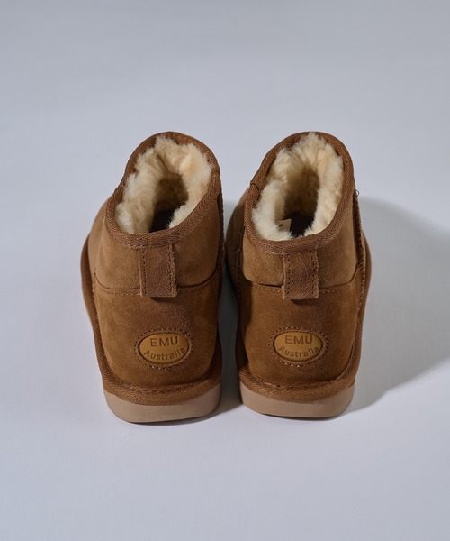 EMU Australia(エミューオーストラリア)の「【EMU Australia】Double-Face Sheep-Skin Boots W10937(ブーツ・レディース・ベージュ/ブラック・22cm/23cm/24cm/25/26cm)」の17枚目の写真