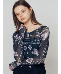 EMODA | ストラップシアートップス(Tシャツ/カットソー)