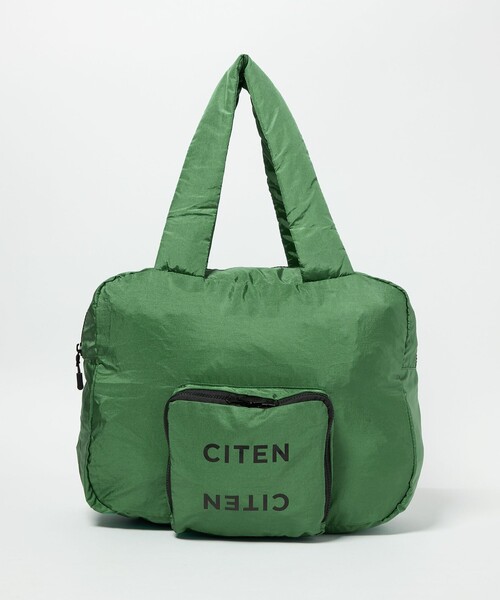 CITEN（シテン）の「＜CITEN＞キャリーフィットトート（トートバッグ・レディース・ケリーグリーン/オレンジ/パープル/イエロー/ピンク/レッド/ホワイト/ターコイズブルー系/ブラック・FREE）」の4枚目の写真