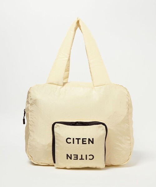 CITEN（シテン）の「＜CITEN＞キャリーフィットトート（トートバッグ・レディース・ケリーグリーン/オレンジ/パープル/イエロー/ピンク/レッド/ホワイト/ターコイズブルー系/ブラック・FREE）」の2枚目の写真