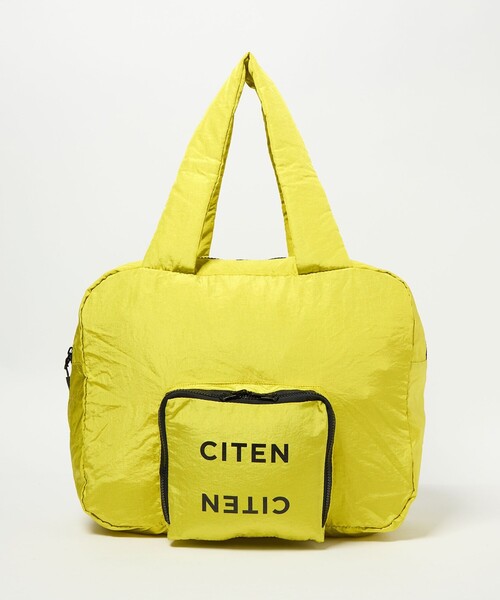 CITEN（シテン）の「＜CITEN＞キャリーフィットトート（トートバッグ・レディース・ケリーグリーン/オレンジ/パープル/イエロー/ピンク/レッド/ホワイト/ターコイズブルー系/ブラック・FREE）」の7枚目の写真