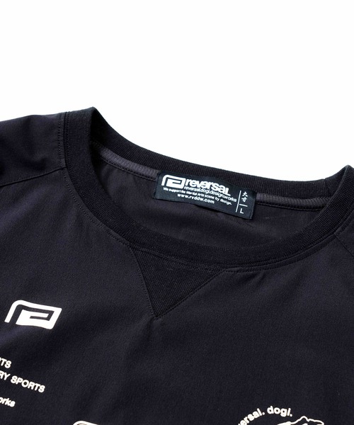 reversal.dogi.design.works（リバーサル・ドーギ・デザイン・ワークス）の「＜reversal/リバーサル＞rvddw 4WAY DRY LONG TEE（Tシャツ/カットソー・メンズ・ブラック・MEDIUM/LARGE/X-LARGE/XX-LARGE）」の4枚目の写真