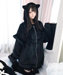 ジャケット/アウター（ブラック/黒色系・フリル）ファッション通販