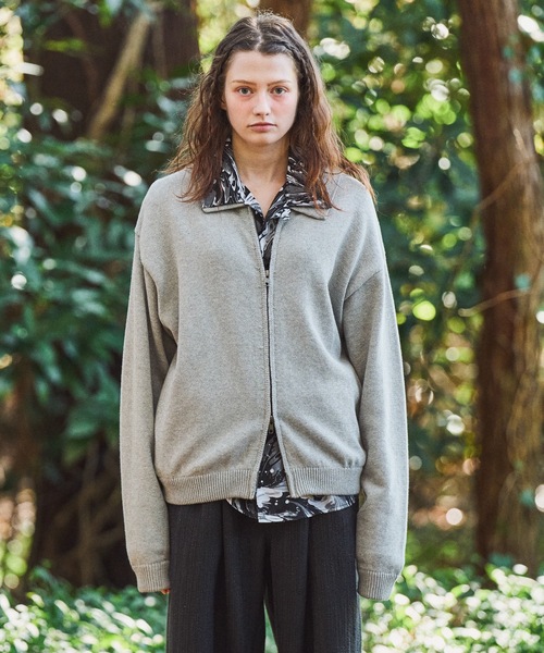 CASPER JOHN（キャスパージョン）の「Knit blouson/ニットブルゾン（ブルゾン・メンズ・チャコールグレー/ブラック/グレー・LARGE/X-SMALL/MEDIUM/SMALL）」の19枚目の写真