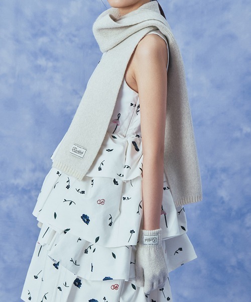 ROCKFISH WEATHERWEAR（ロックフィッシュウェザーウェア）の「FLUFFY SCARF & GLOVES SET（手袋・レディース・クリーム/ライトグレー/ピンク・FREE）」の22枚目の写真