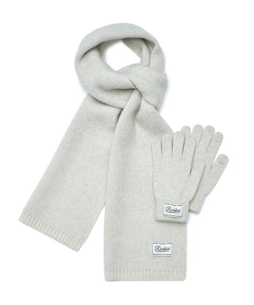 セール】FLUFFY SCARF & GLOVES SET（手袋）｜ROCKFISH WEATHERWEAR