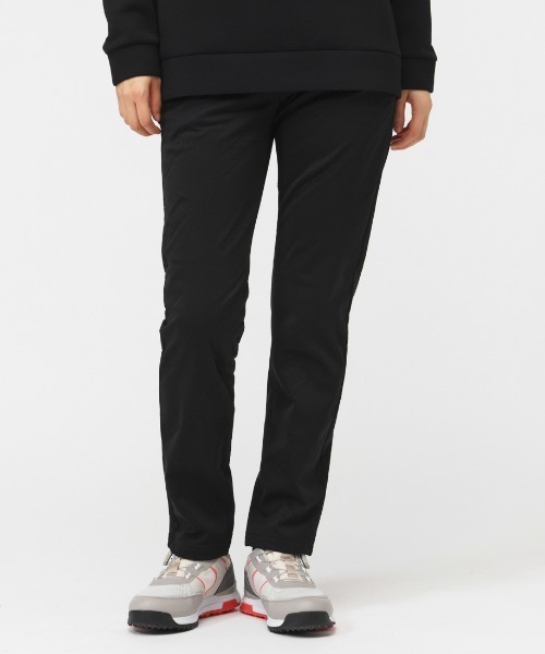 Jack Bunny!!（ジャックバニー）の「ジャックバニー  ラミネートスムース 裏地付きロングパンツ（その他パンツ・レディース・ホワイト/ブラック・S/M/L）」の2枚目の写真