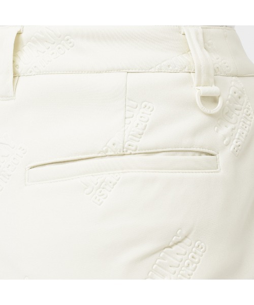 Jack Bunny!!（ジャックバニー）の「ジャックバニー  ラミネートスムース 裏地付きロングパンツ（その他パンツ・レディース・ホワイト/ブラック・S/M/L）」の9枚目の写真