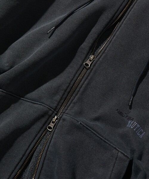 NAUTICA(ノーティカ)の「NAUTICA/ノーティカ ピグメント加工 HIDDEN LOGO スウェット ダブルジップパーカー(パーカー・メンズ・ブラック/ネイビー/ブラウン・LARGE/X-LARGE/MEDIUM/SMALL)」の7枚目の写真