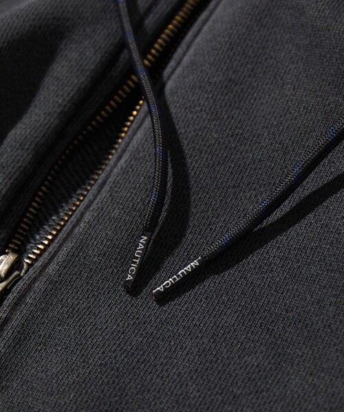 NAUTICA(ノーティカ)の「NAUTICA/ノーティカ ピグメント加工 HIDDEN LOGO スウェット ダブルジップパーカー(パーカー・メンズ・ブラック/ネイビー/ブラウン・LARGE/X-LARGE/MEDIUM/SMALL)」の8枚目の写真