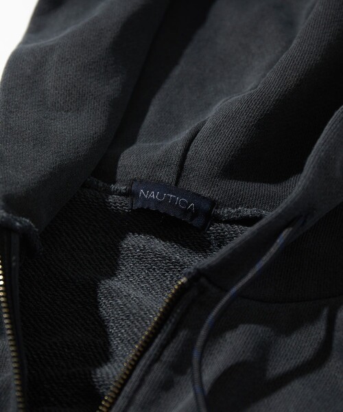 NAUTICA(ノーティカ)の「NAUTICA/ノーティカ ピグメント加工 HIDDEN LOGO スウェット ダブルジップパーカー(パーカー・メンズ・ブラック/ネイビー/ブラウン・LARGE/X-LARGE/MEDIUM/SMALL)」の13枚目の写真