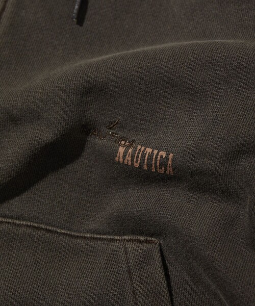 NAUTICA(ノーティカ)の「NAUTICA/ノーティカ ピグメント加工 HIDDEN LOGO スウェット ダブルジップパーカー(パーカー・メンズ・ブラック/ネイビー/ブラウン・LARGE/X-LARGE/MEDIUM/SMALL)」の17枚目の写真