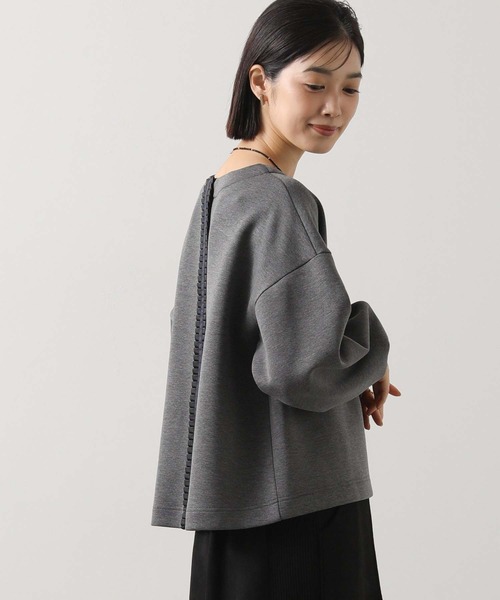 Gready Brilliant(グレディブリリアン)の「ダンボールタックリボンカットソー(Tシャツ/カットソー・レディース・アイボリー/チャコールグレー・38)」の17枚目の写真