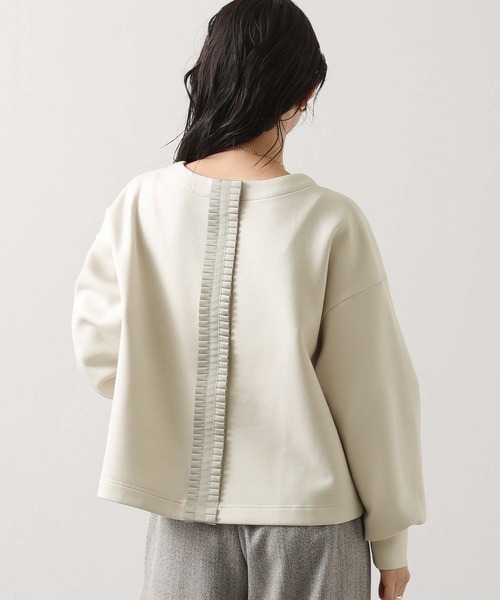 Gready Brilliant(グレディブリリアン)の「ダンボールタックリボンカットソー(Tシャツ/カットソー・レディース・アイボリー/チャコールグレー・38)」の10枚目の写真