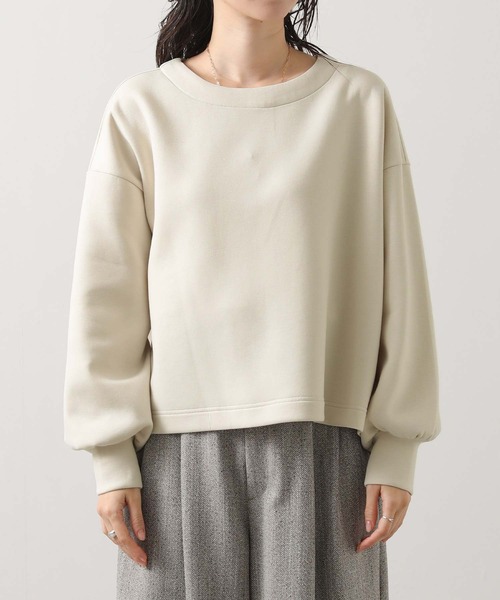 Gready Brilliant(グレディブリリアン)の「ダンボールタックリボンカットソー(Tシャツ/カットソー・レディース・アイボリー/チャコールグレー・38)」の21枚目の写真