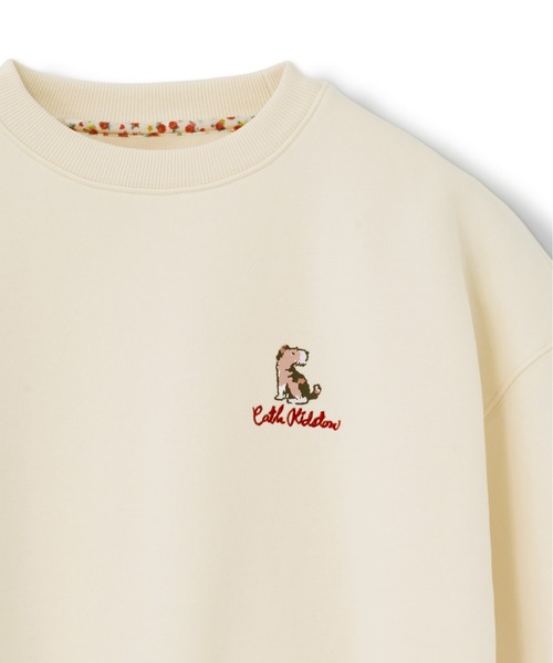 Cath Kidston（キャスキッドソン）の「裏起毛スウェットトップス Stanley（スウェット・レディース・ピンク/グレー/アイボリー/ブラック・FREE）」の10枚目の写真