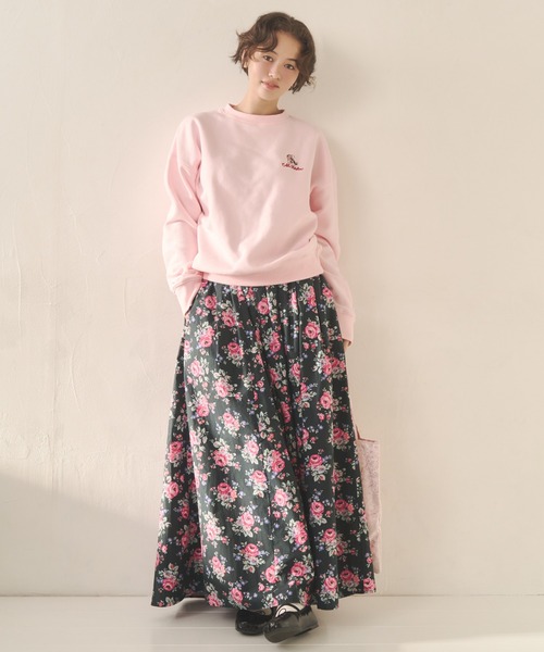 Cath Kidston（キャスキッドソン）の「裏起毛スウェットトップス Stanley（スウェット・レディース・ピンク/グレー/アイボリー/ブラック・FREE）」の13枚目の写真