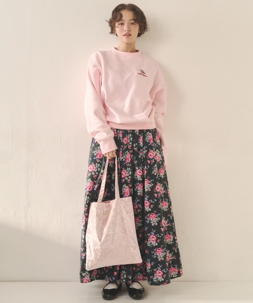 Cath Kidston（キャスキッドソン）の「裏起毛スウェットトップス Stanley（スウェット・レディース・ピンク/グレー/アイボリー/ブラック・FREE）」の14枚目の写真