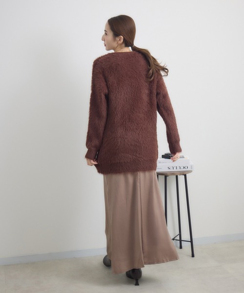 RU.TI.LE(ルチル)の「【RU.TI.LE】シャギーニット(ニット/セーター・レディース・ブラウン/ブラック・MEDIUM)」の10枚目の写真