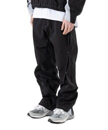 インバーテッドインシジョントラックパンツ MSHTP002-BK