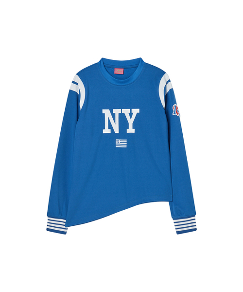 NYXX（エヌワイエックスエックス）の「ASYMMETRY NY LONG SLEEVE BLUE（Tシャツ/カットソー・レディース・その他・F）」の2枚目の写真