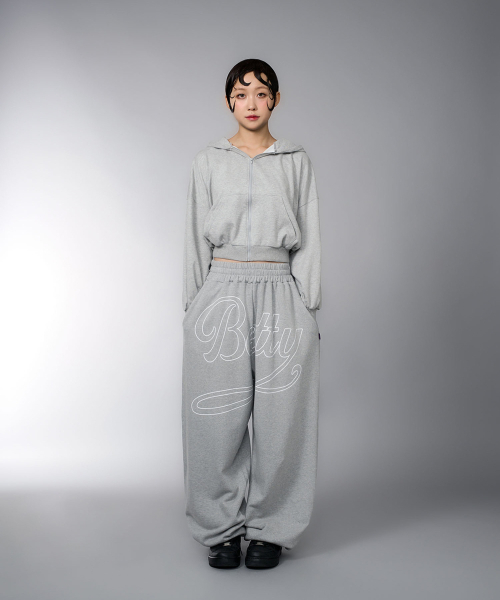 LAUGHER（ラファー）の「[Betty Boop] Mood Sweat Jogger Pants - Gray (White)（スウェットパンツ・レディース・その他・FREE）」の11枚目の写真