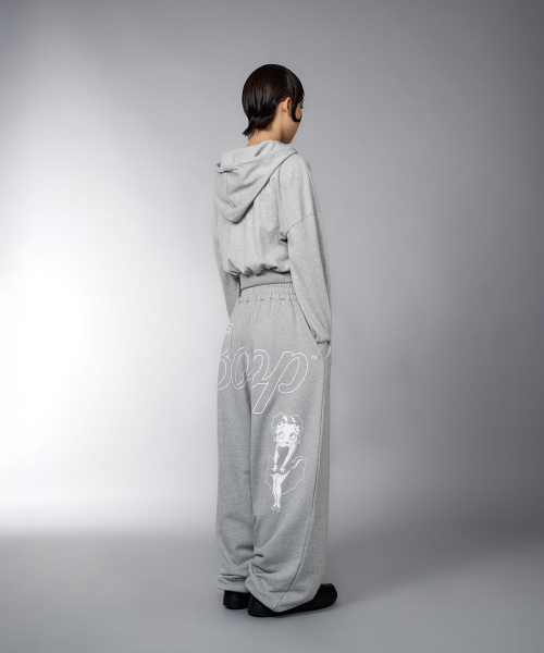 LAUGHER（ラファー）の「[Betty Boop] Mood Sweat Jogger Pants - Gray (White)（スウェットパンツ・レディース・その他・FREE）」の13枚目の写真