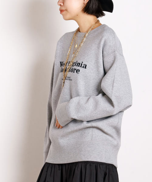 St.Johns 3rd club（セントジョンズサードクラブ）の「【St.Johns 3rd Club/セントジョンズサードクラブ】West Viginia Book Store（ニット/セーター・レディース・ライトグレー・FREE）」の11枚目の写真