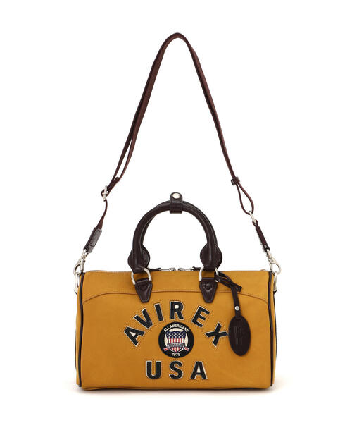 直営店限定》LX VARSITY LEATHER MINI DUFFLE BAG（ボストンバッグ