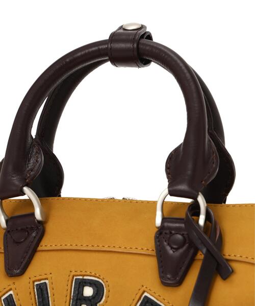 AVIREX（アヴィレックス）の「《直営店限定》LX VARSITY LEATHER MINI DUFFLE BAG（ボストンバッグ・レディース・マスタード・F）」の8枚目の写真